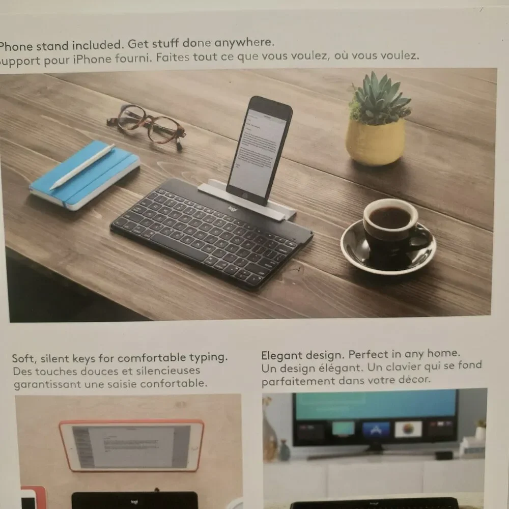 LOGITECH KEYS-TO-GO BLUETOOTH CORDLESS KEYBOARD FOR 